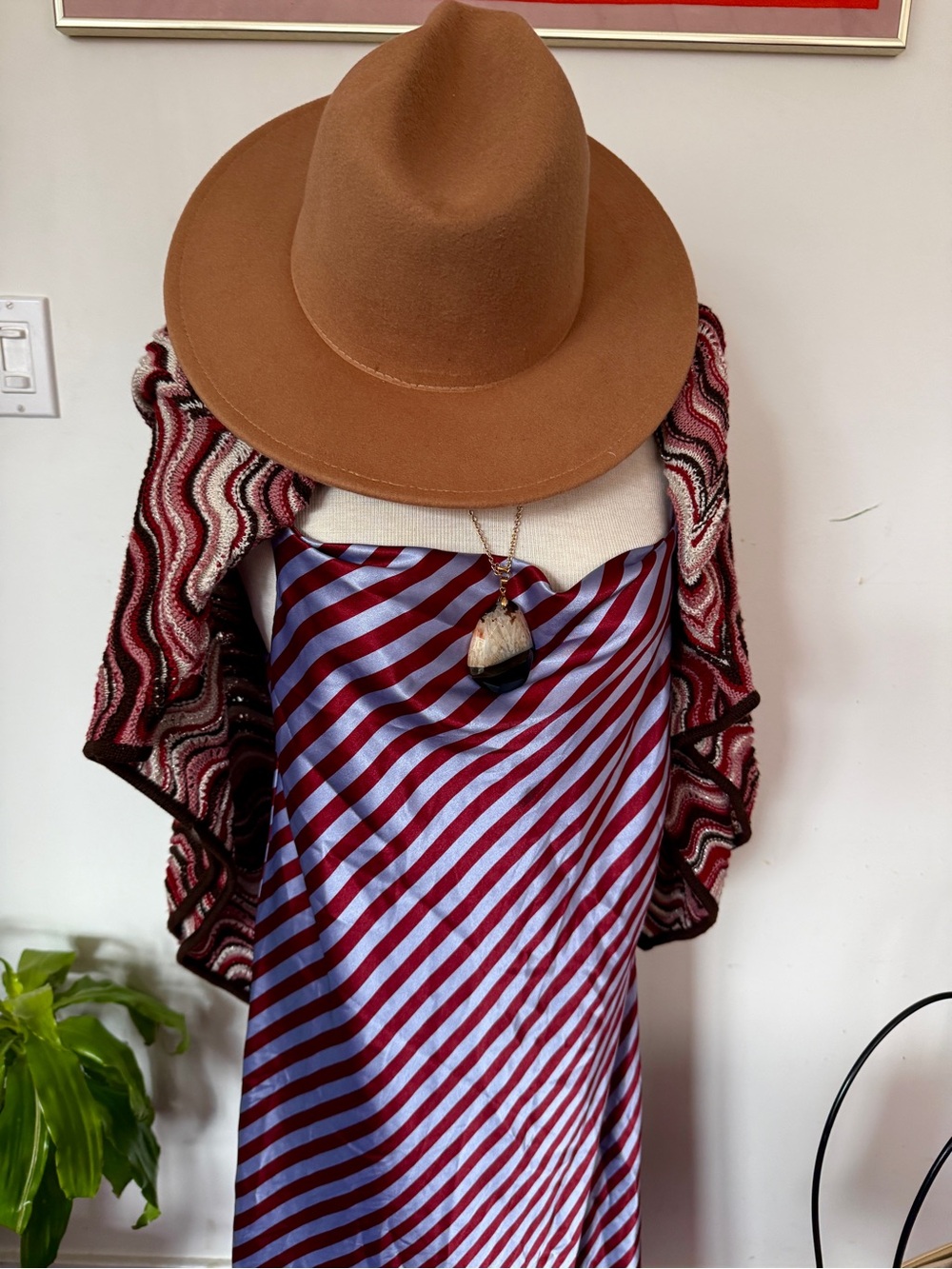 Abercrombie & Fitch Brown Wide-Brim Fedora